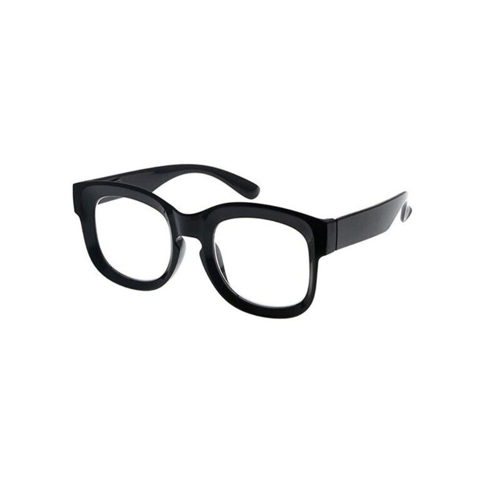 Eyekepper Oversized Square Readers +1.75 Black Reading Glasses 86688